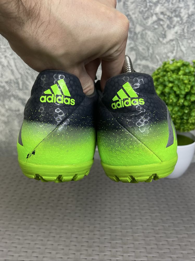 Adidas Messi сороконожки бутсы копы 42 размер футбольные синие