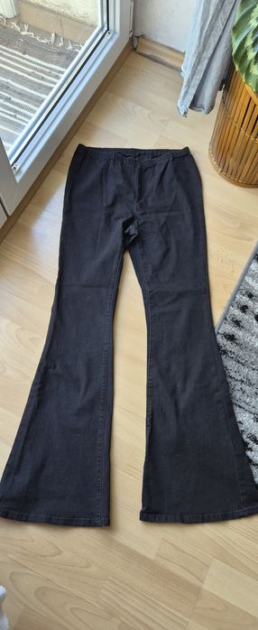 Shein 28 [40] dżinsowe joggersy dzwony