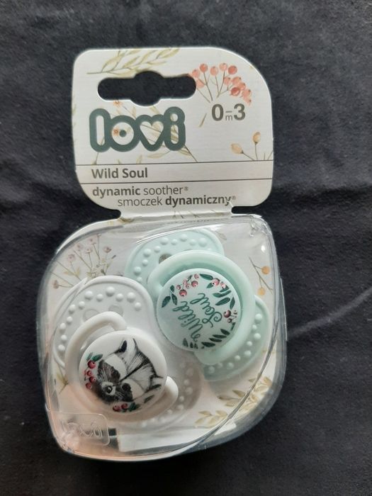 Lovi smoczki silikonowe uspokajające 0-3 m 2szt