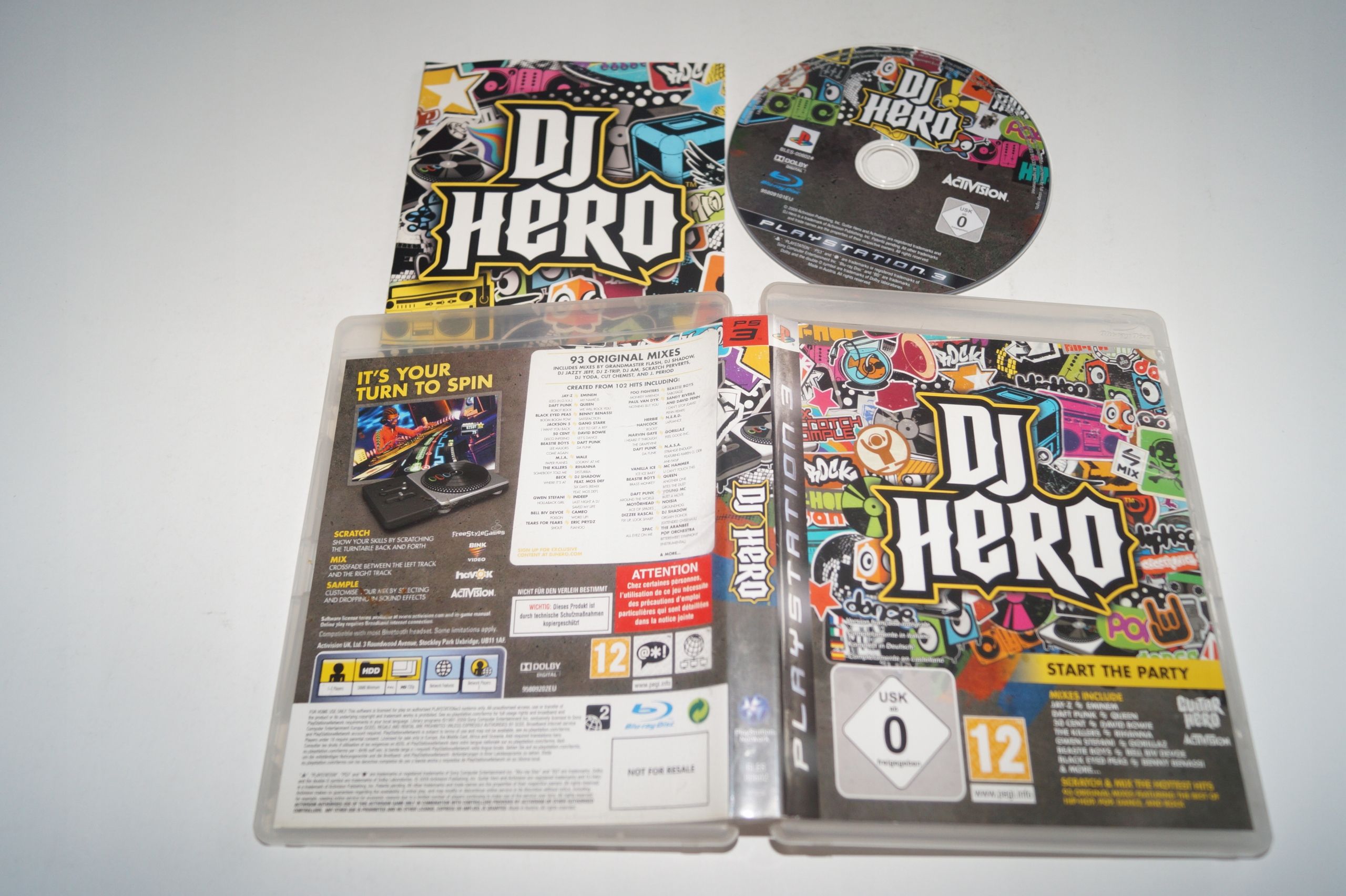 Dj Hero Ps3 Playstation 3