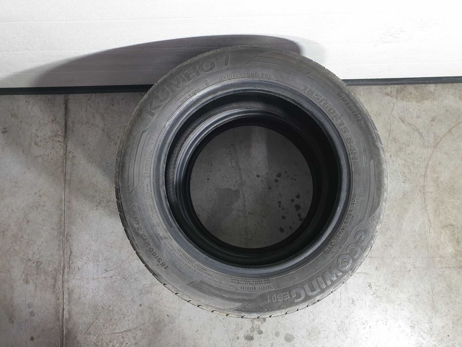 2szt. 185/60/15 84T Kumho Ecowing ES01 4,5mm 2019r [ 9448 ]