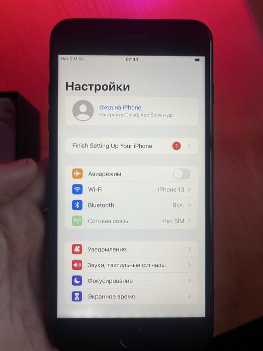 Iphone 7 + на 128гб