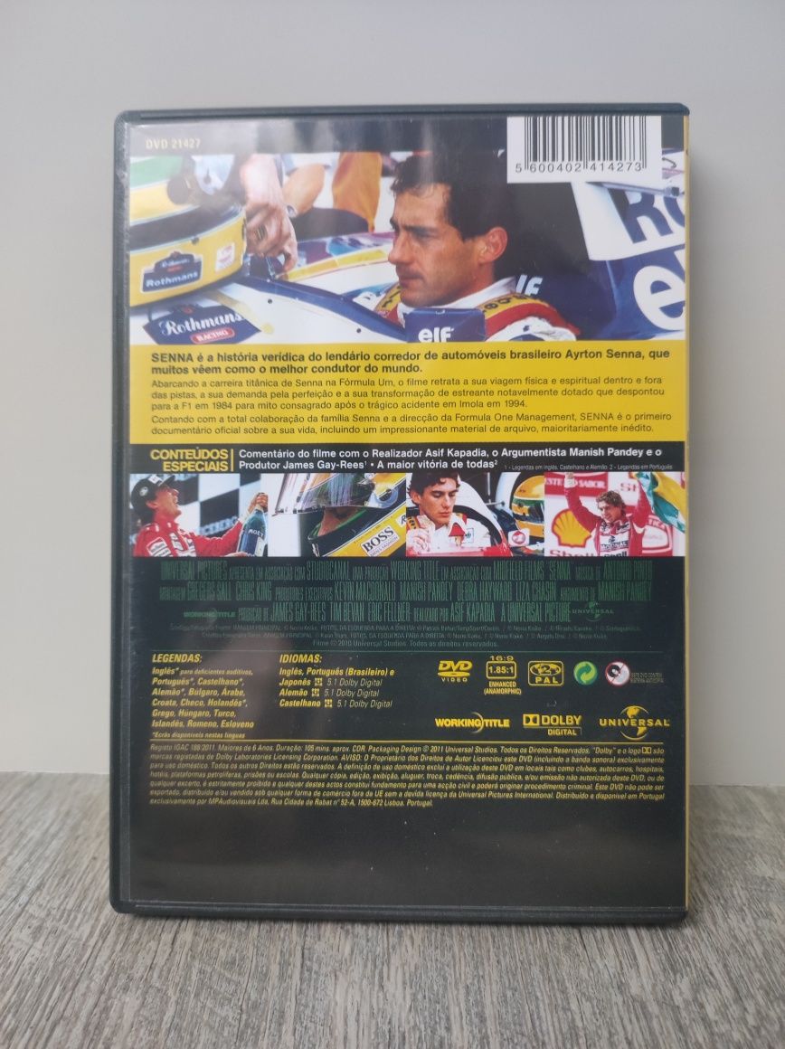 DVD Senna Sem medo. Sem limites. Sem igual.