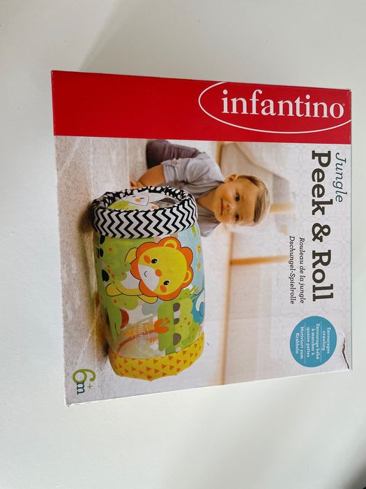 Rolo para bebé gatinhar da Infantini - brinquedo Montessori