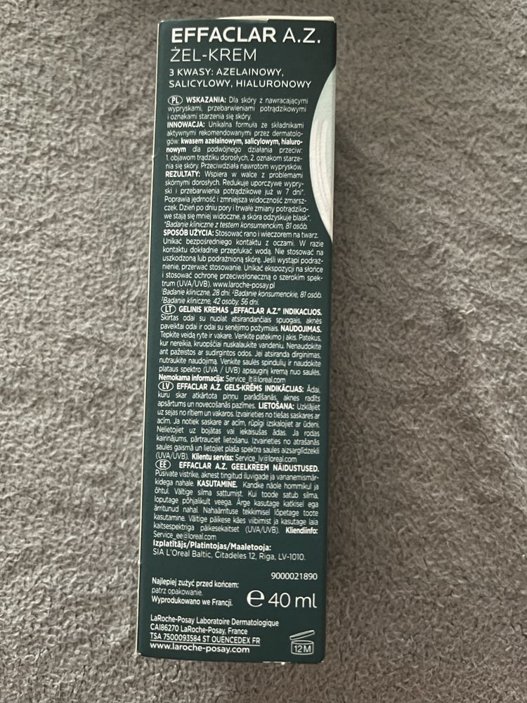 La Roche-Posay Effaclar A.Z. Żel-krem