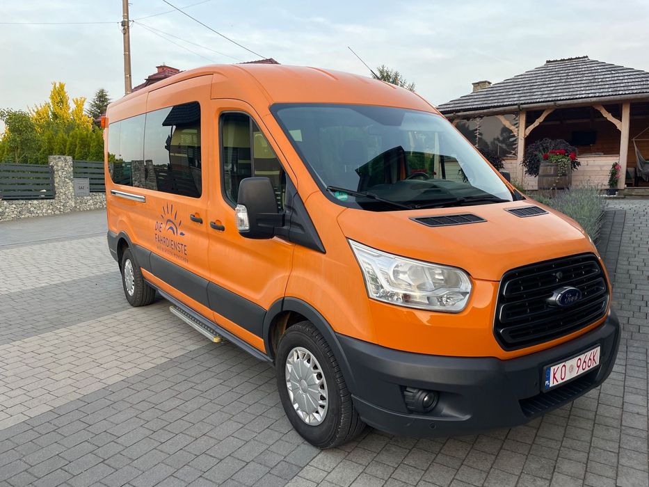 Ford Transit 2.2 125KM, L3 H2, 9-cio osobowy, winda, webasto, nowy rozrząd, fv 23%