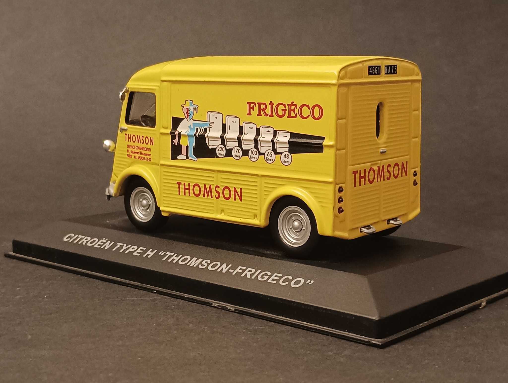 Miniatura Citroen Type H com tampa acrílica 1.43