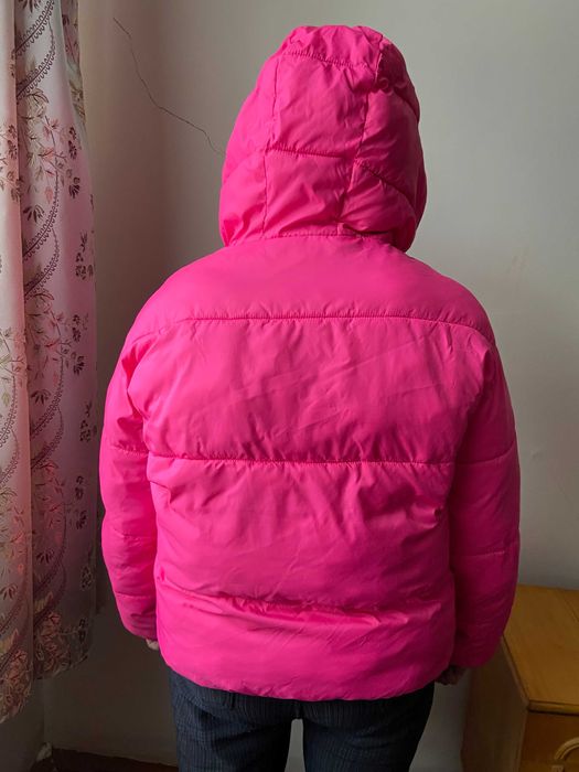Зимова курточка жіноча рожева