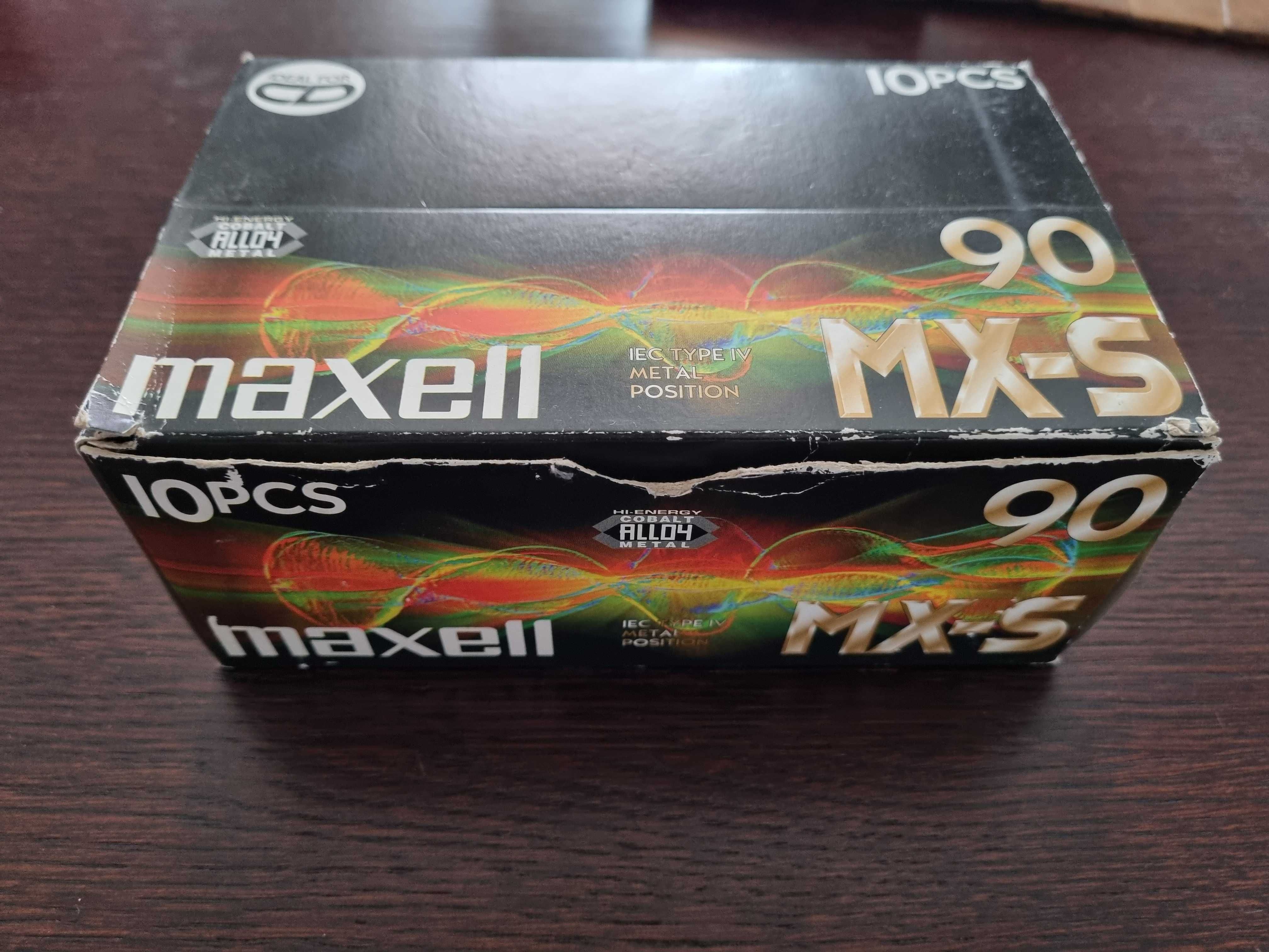 Maxell MX-S 90 Typ IV Metal Audio Kaseta - oryginalnie zapakowana!