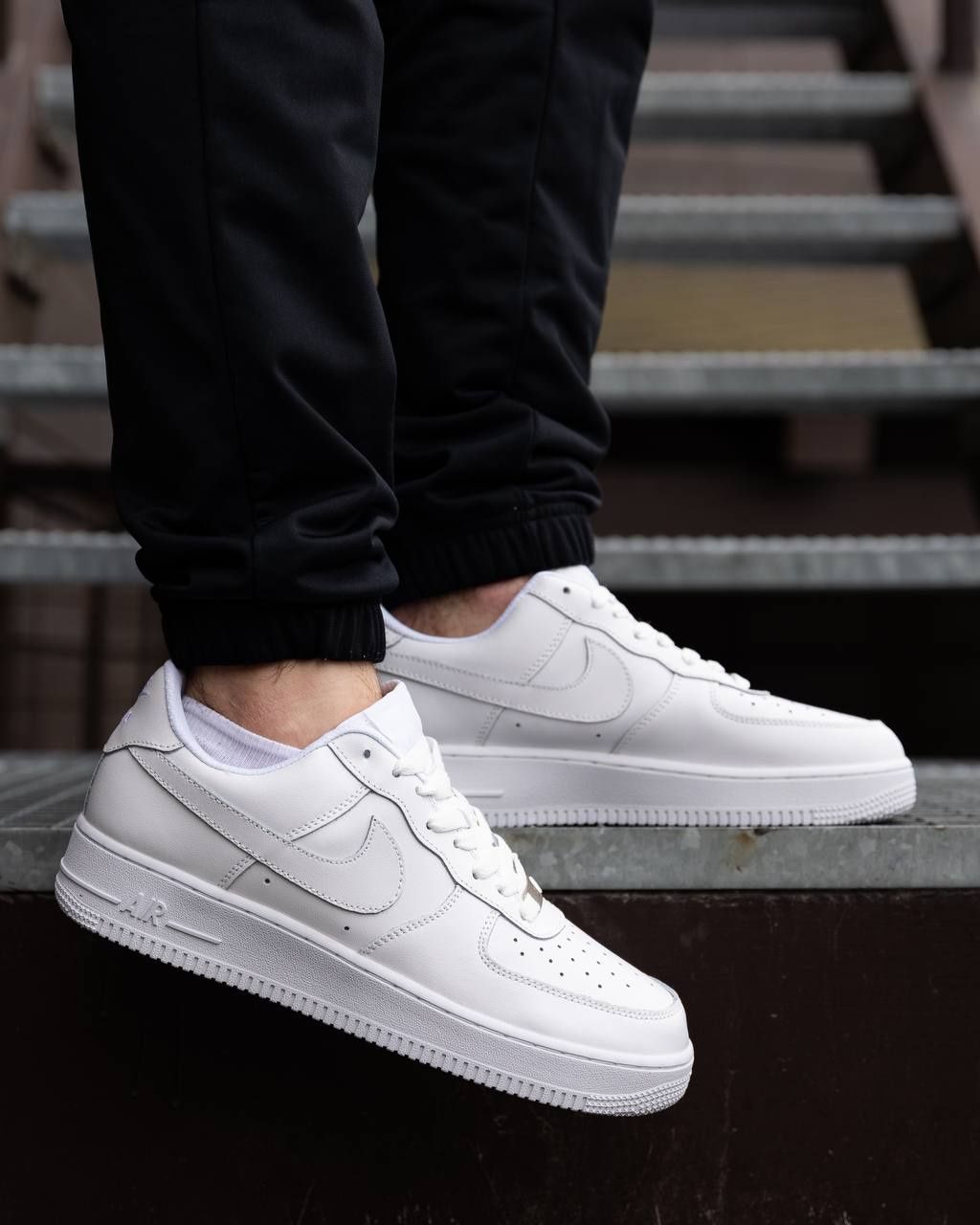 Nike Air Force 1 07 Leather White / Nike Air Force / Найк форси