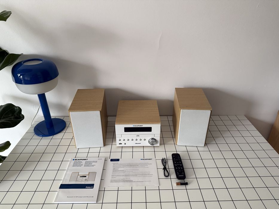 Wieża Blaupunkt MS45BT gwarancja aux bluetooth radio fm głośniki