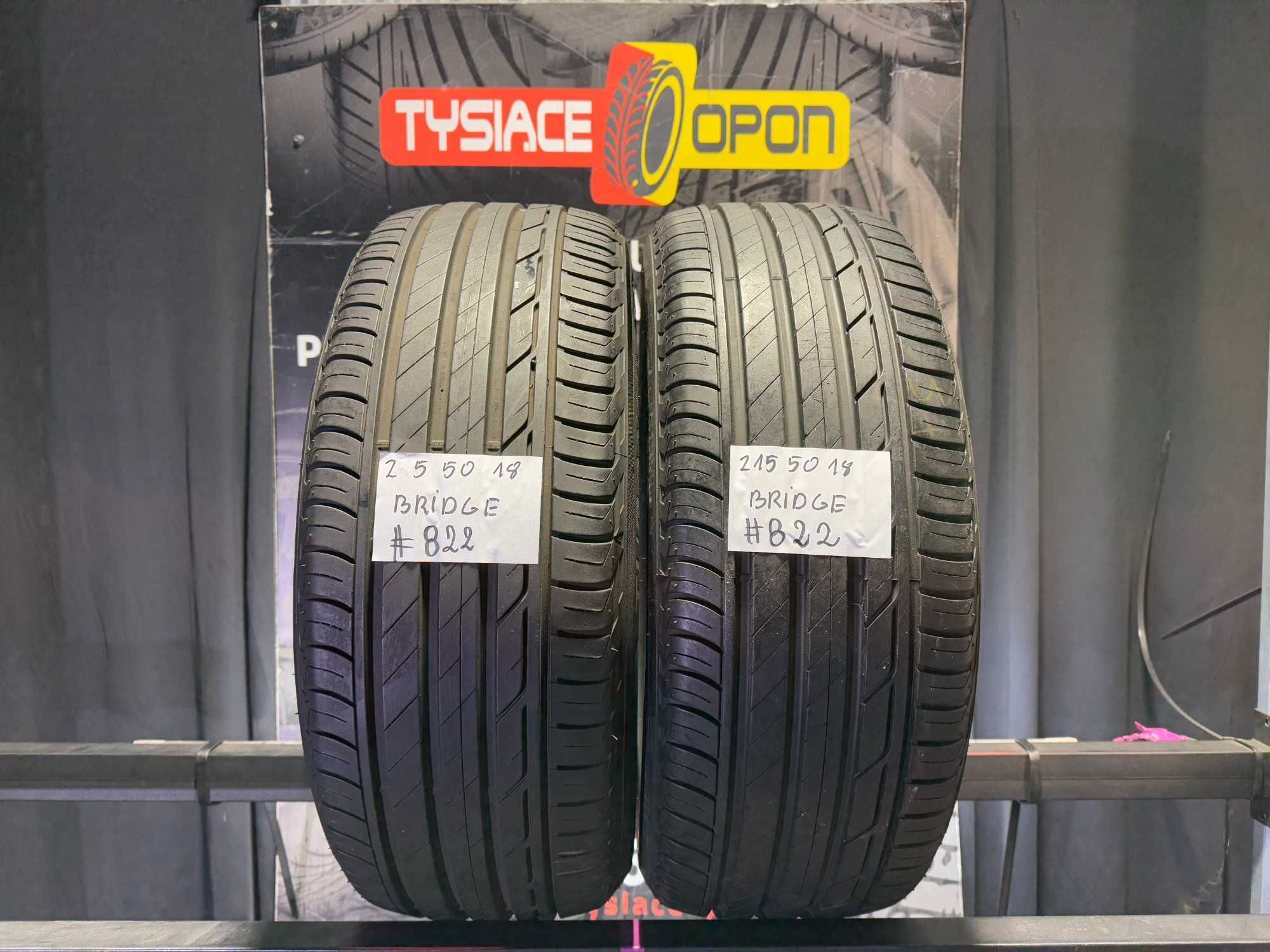 Opony Letnie 215/50/17 BRIDGESTONE TURANZA #822