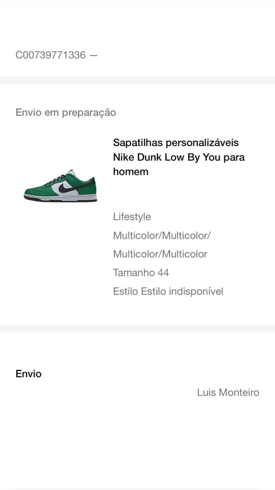 Nike Dunk Low green