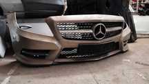 Передний бампер w218 Mercedes AMG фара фонарь капот зеркало cls