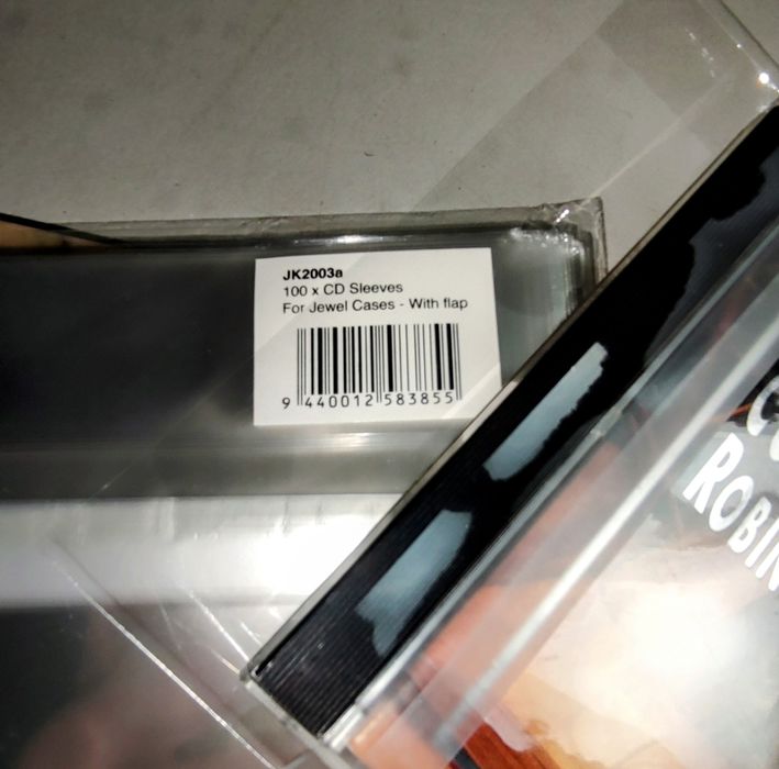 Capas para CDs / Sleeves - Com Aba 100 unidades