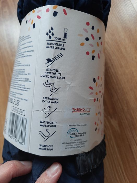 Spodnie narciarskie nowe zimowe 110 / 116