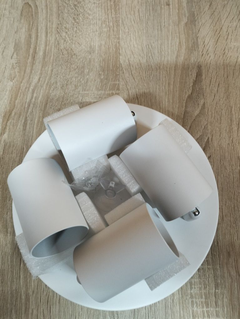 BOYIR Reflektor sufitowy LED, biały, 4-punktowy, GU10
