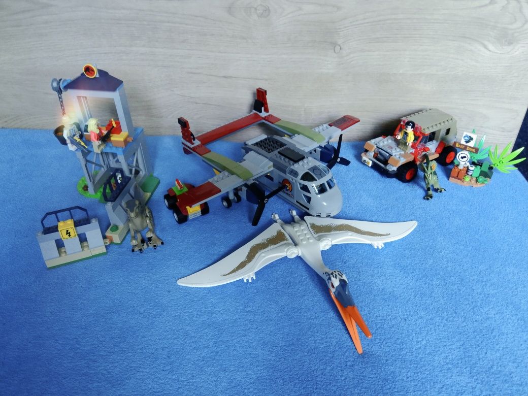 Klocki LEGO jurassic world 3 zestawy