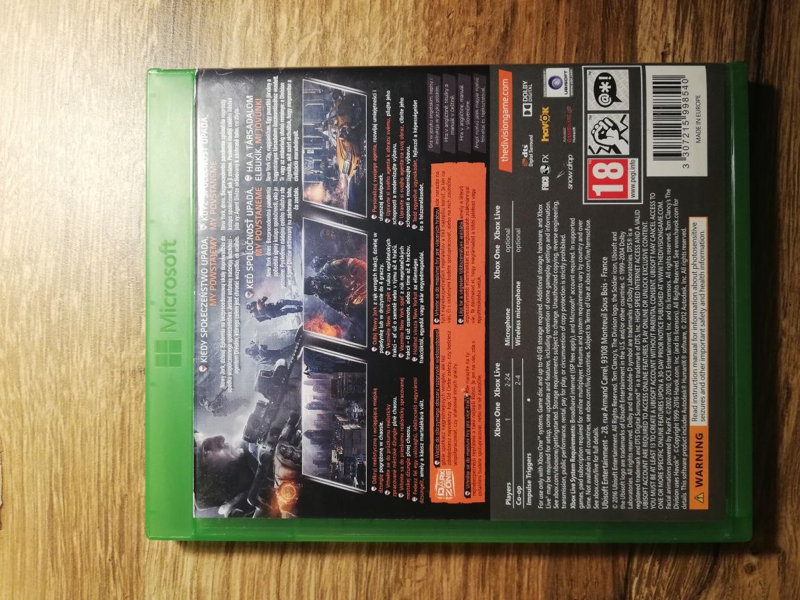 Gra Tom Clancy's The Division XBOX ONE/X