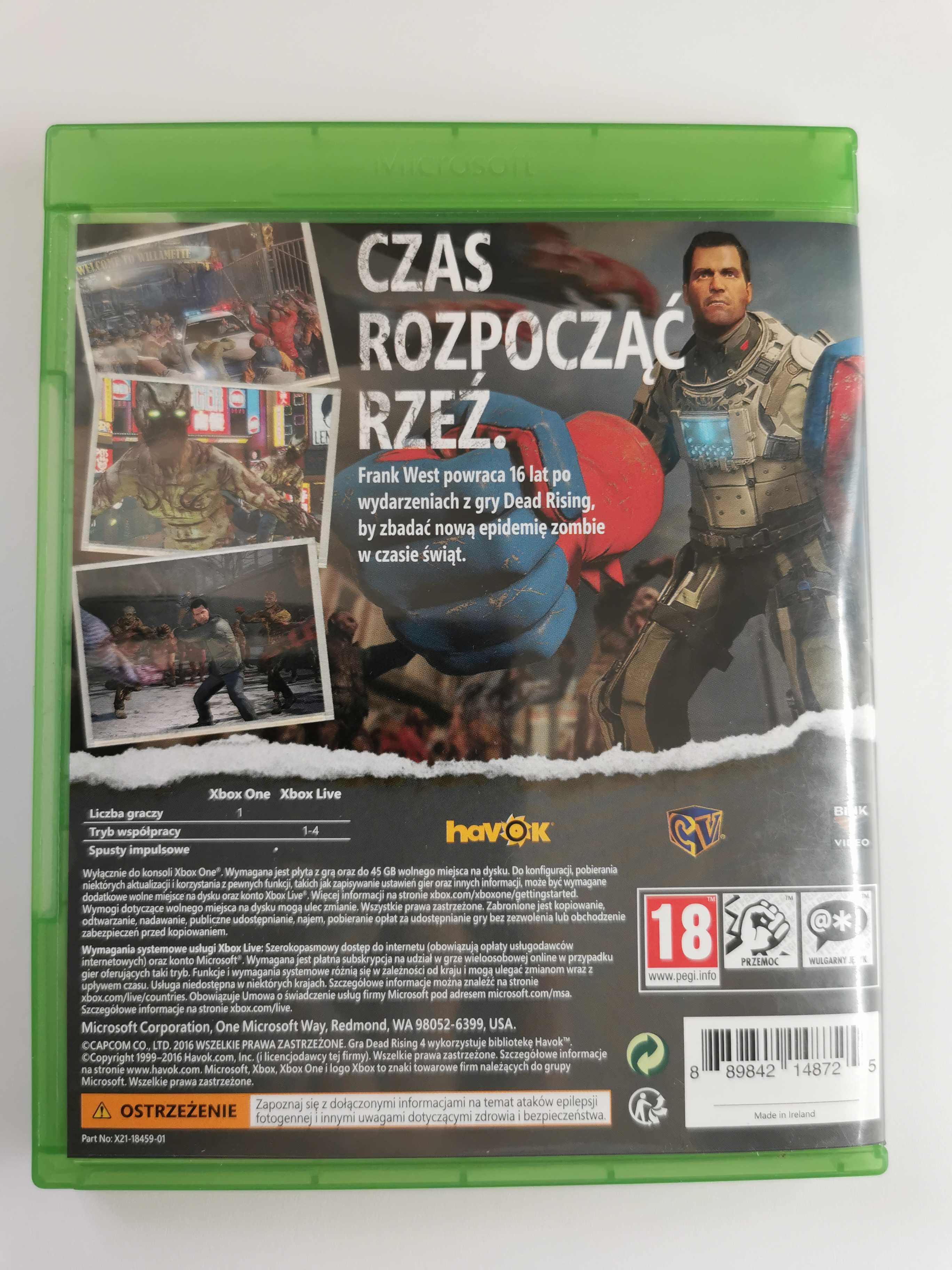 Gra xbox DeadRising4