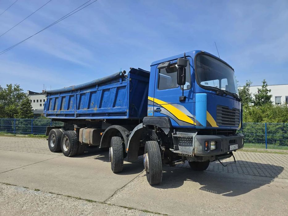 MAN F2000 41.464 WYWROTKA 8X6  kipper Meiler 8x8 4 ośka nowy aku brutto