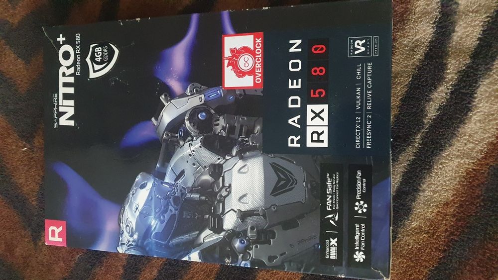 sapphire  nitro+ rx 580 4 gb