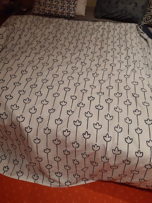 Ikea poszewka na kołdrę dwustronna kolekcja vintage używana tulipan tk
