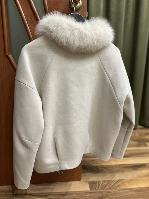 Пальто з кашеміру ,норка