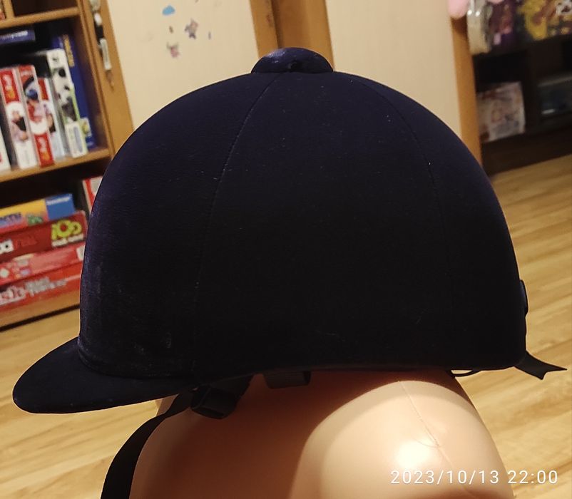 Kask toczek jeździecki Vintage Cumbria certyfikowany