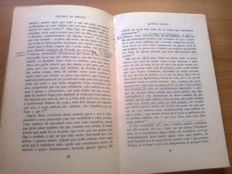 Discurso do Método / As Paixões da Alma - Descartes (portes grátis)