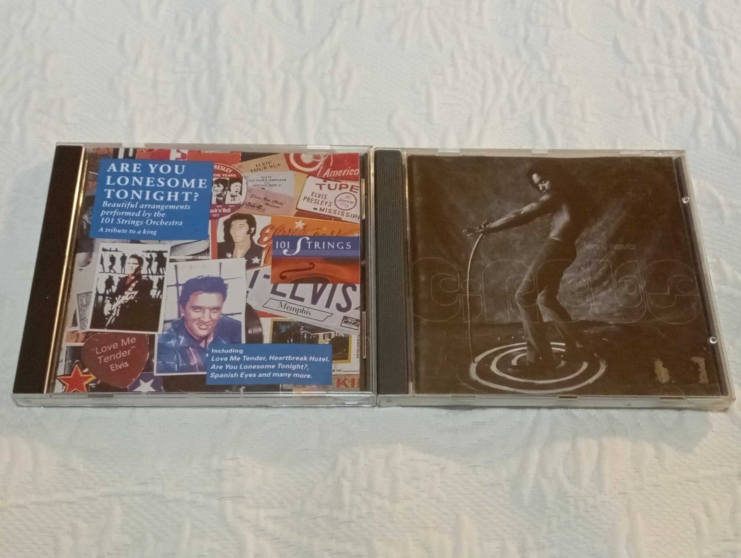 2 cds de musica : 101 strings e Lenny Kravitz