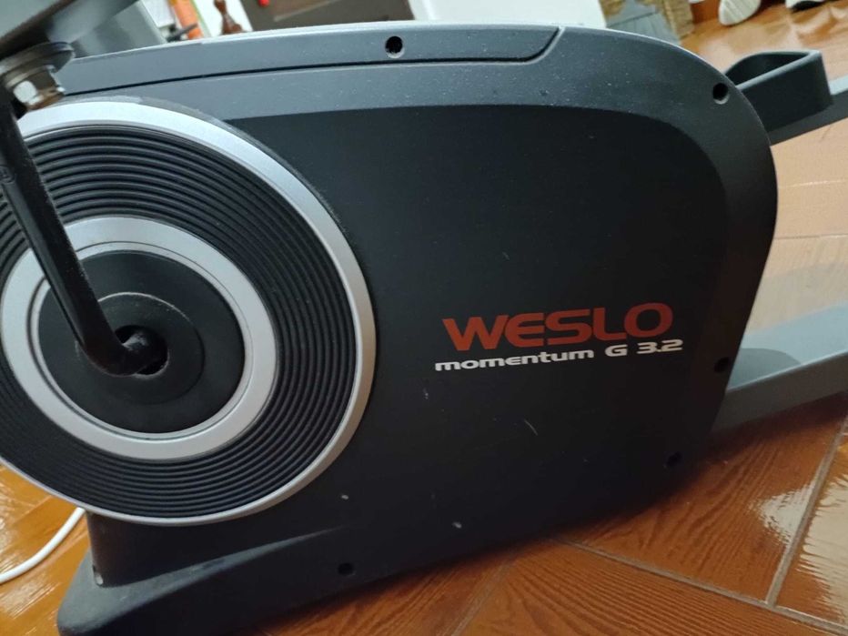 Bicicleta Elíptica Híbrida Fitness - com banco, 8 Níveis