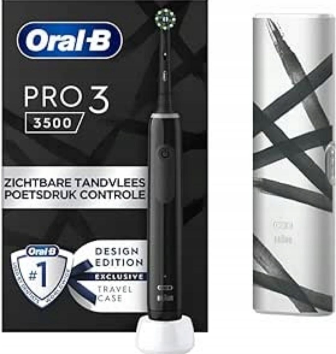 Szczoteczka elektryczna Oral-B Pro 3 3500 Design Edition czarna