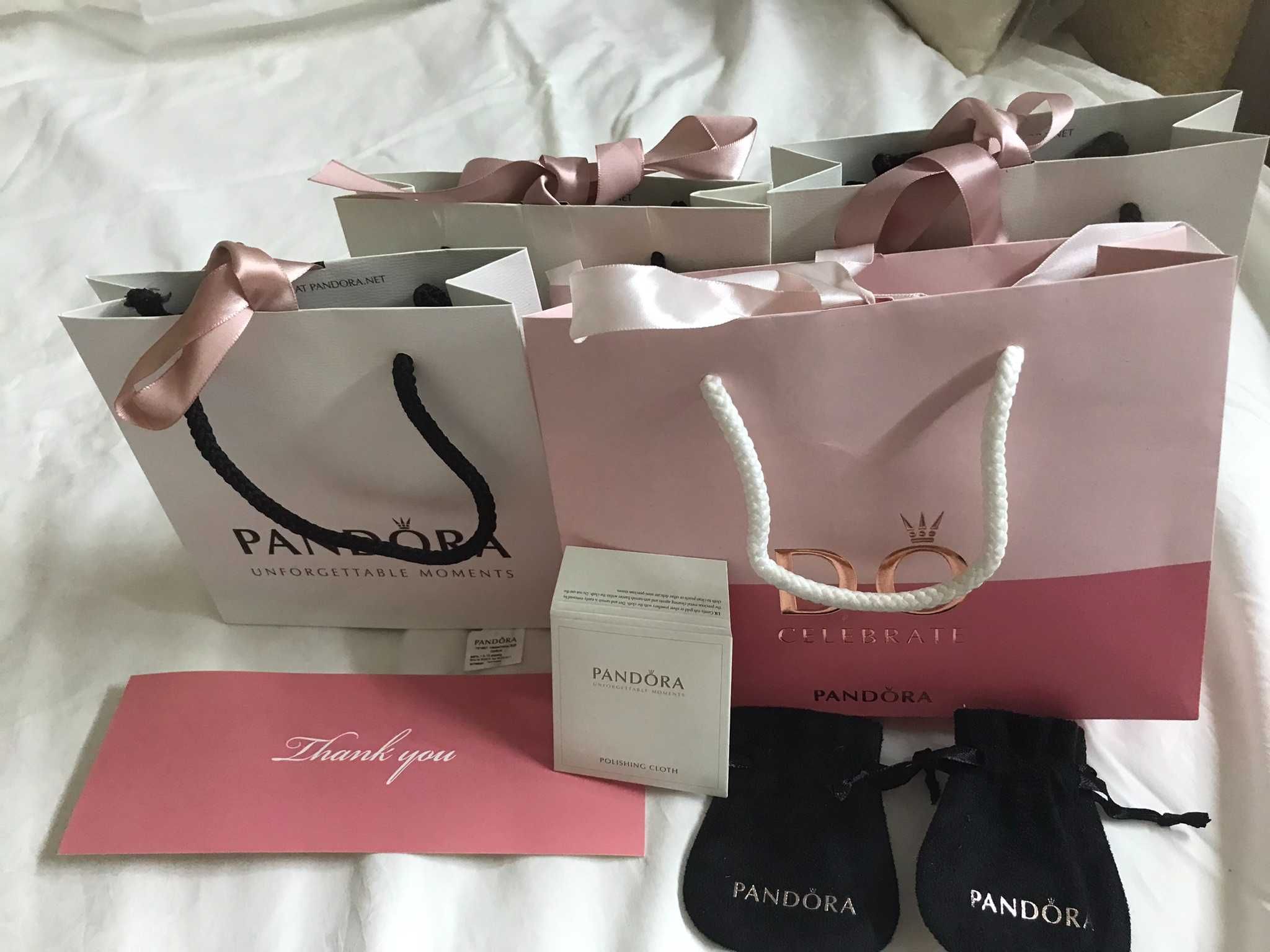 Упаковка Pandora Brocard!Пакет подарочный Бренд мешочек салфетка МНОГО