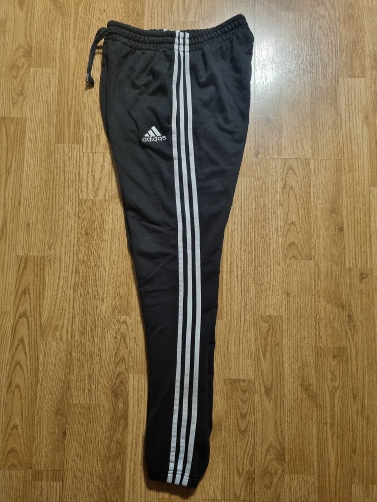 Spodnie dresowe Adidas S czarne 3 paski