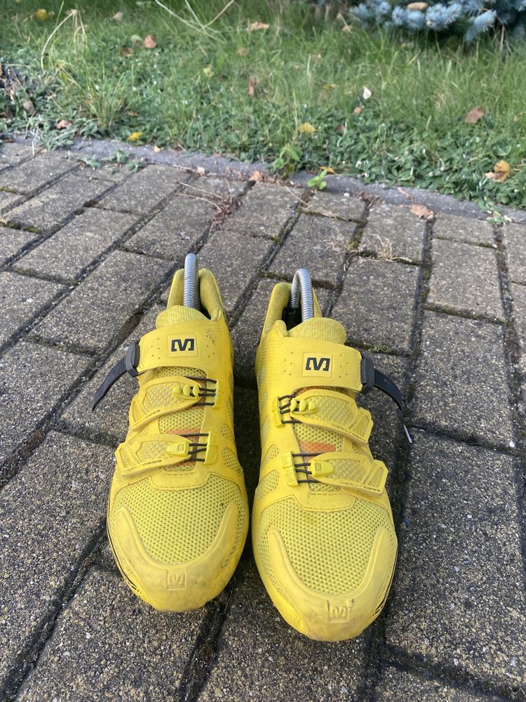 Buty kolarskie mavic żółte szosowe ergoride 43 44 45