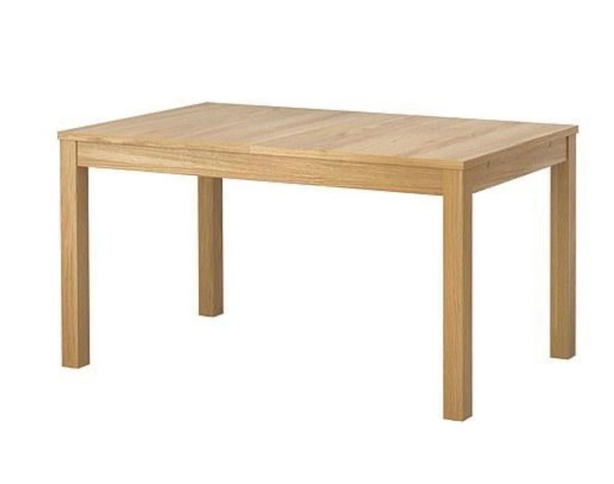 Mesa de jantar extensível carvalho Ikea