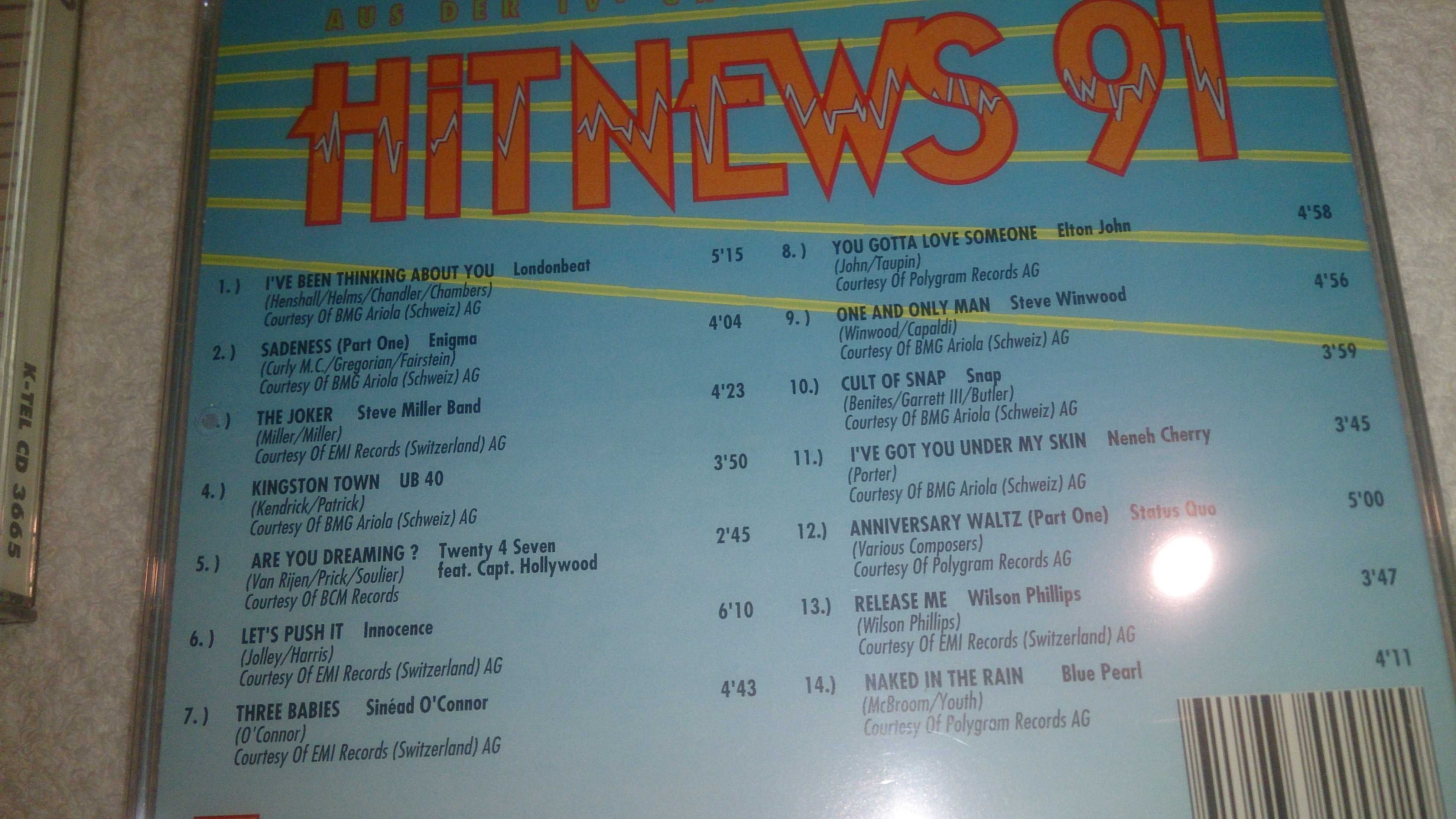 hitnews 90 e 91 (2 cds) raros