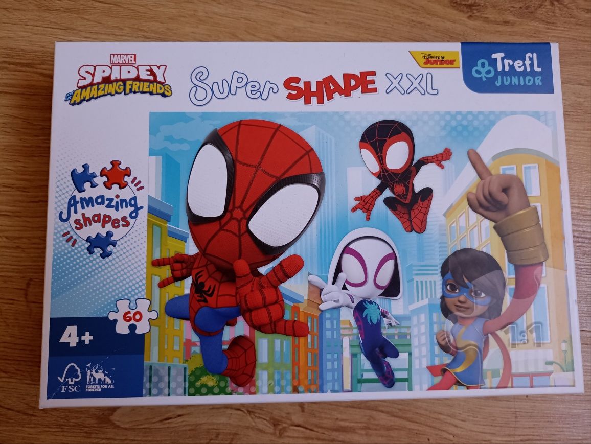 Spiderman puzzle super shape XXL 60 el