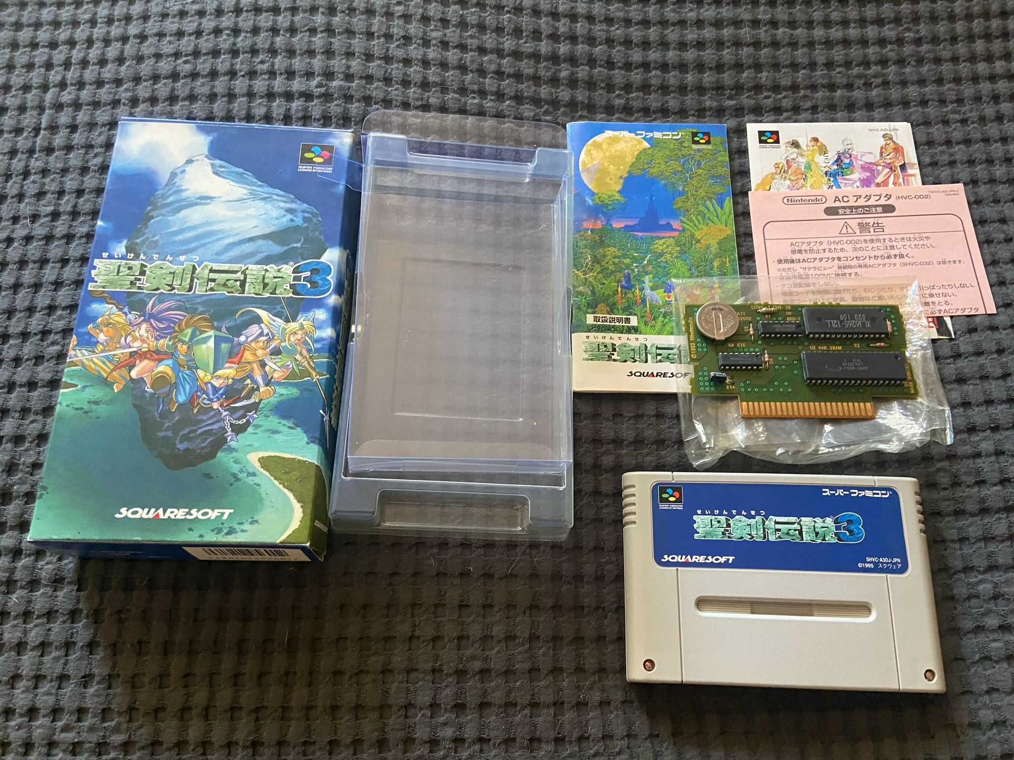 Seiken Densetsu 3 (Trials of Mana) SNES CIB NTSC JP i tłu. EN