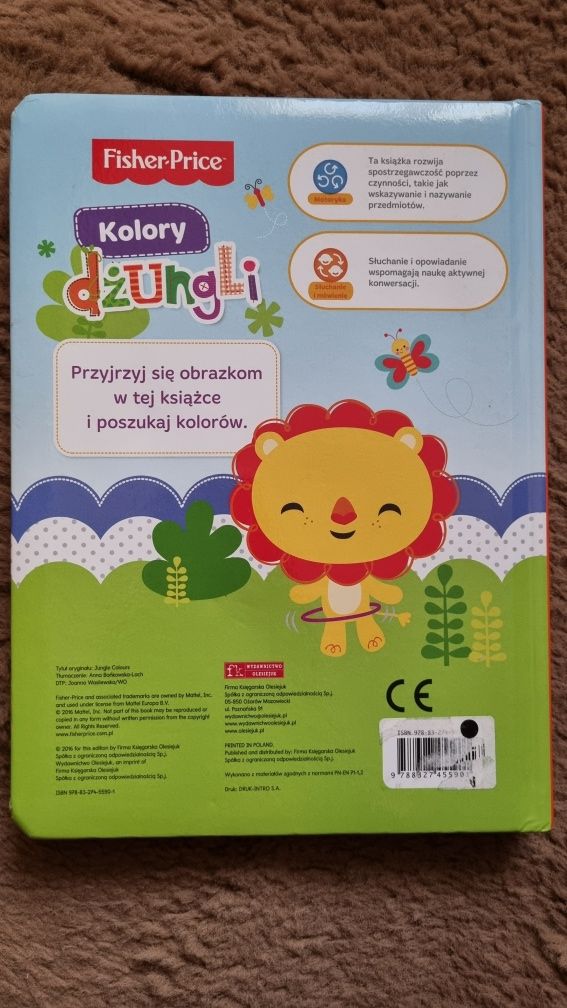 Książka dla dzieci / Książeczka Fisher-Price / Kolory