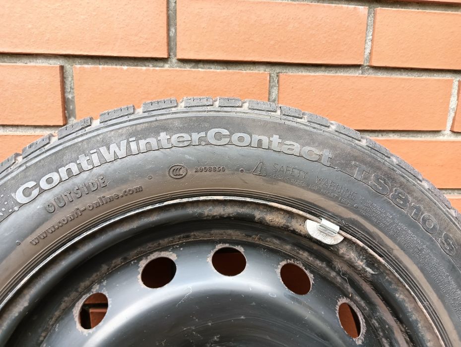 Koła zimowe Continental 175/65 R15 felga et43 (4x100) 4 szt.