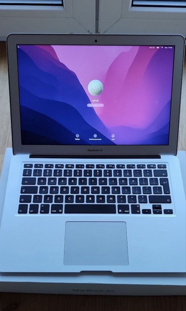 MacBook Air 13 2017 r. 13.3/1.8GHz/128GB A1466. Stan Bardzo Dobry
