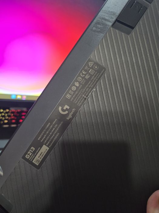 Клавіатура Logitech Prodigy g213 + Hyperx Pulsefire Surge мишка