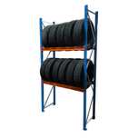 Regał na opony do opon solidny MRTK-O 100 H=2000mm 300 kg 2 poziomy