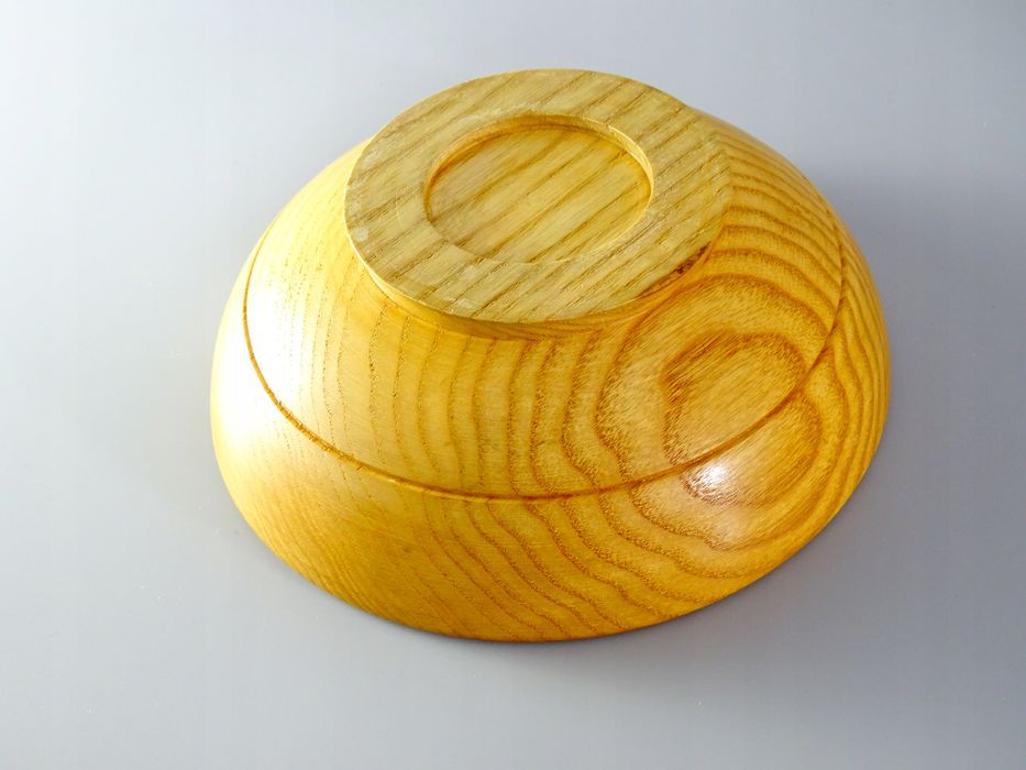 lata 60 drewniana paterka miseczka