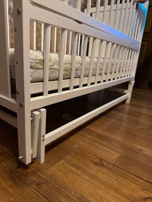 Дитяче ліжко - маятник «Ведмедик» та Матрац Baby Comfort «Алоє Вера»