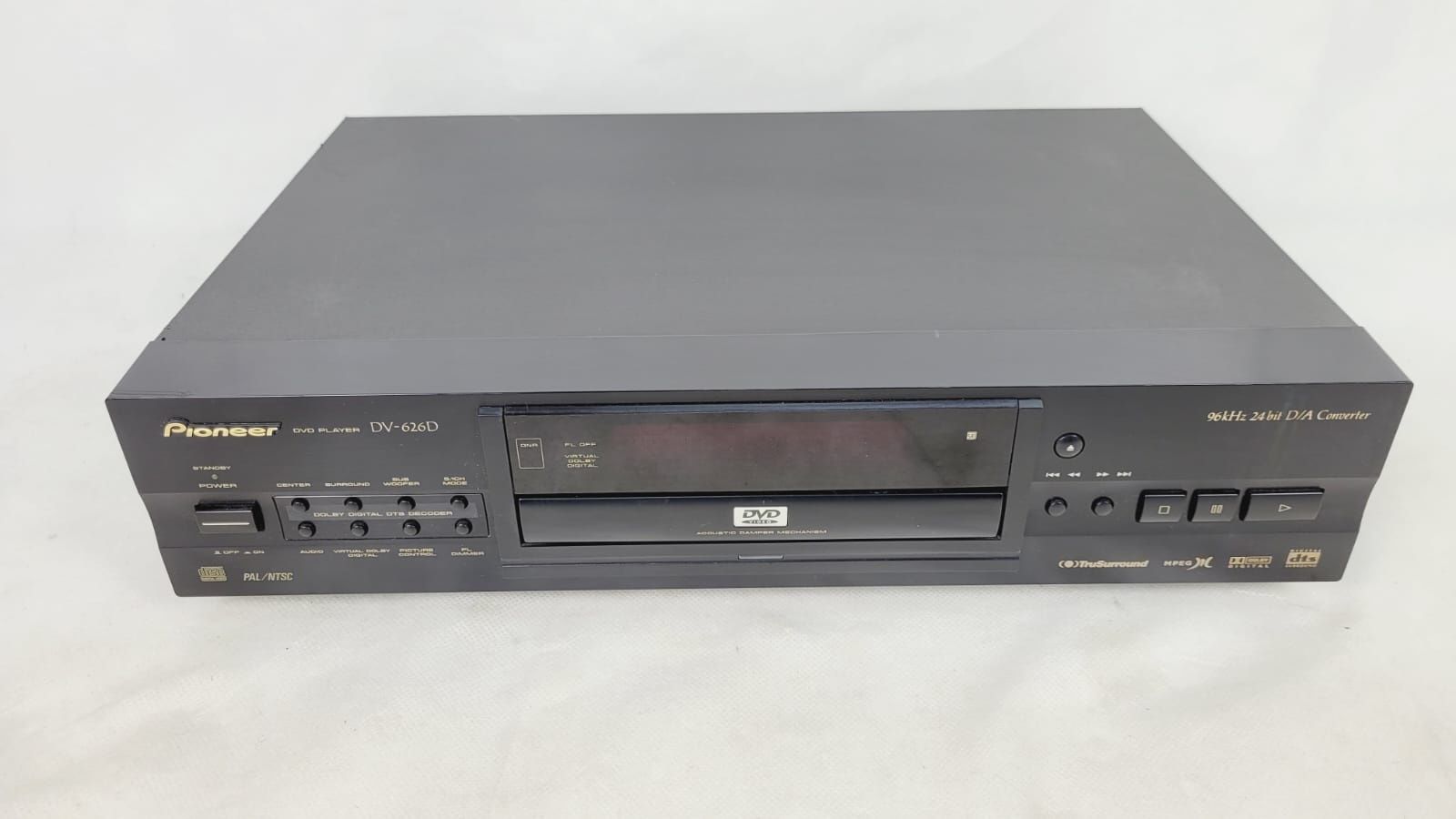 Pioneer DV 626 D odtwarzacz płyt DVD CD PILOT złoto optyczne