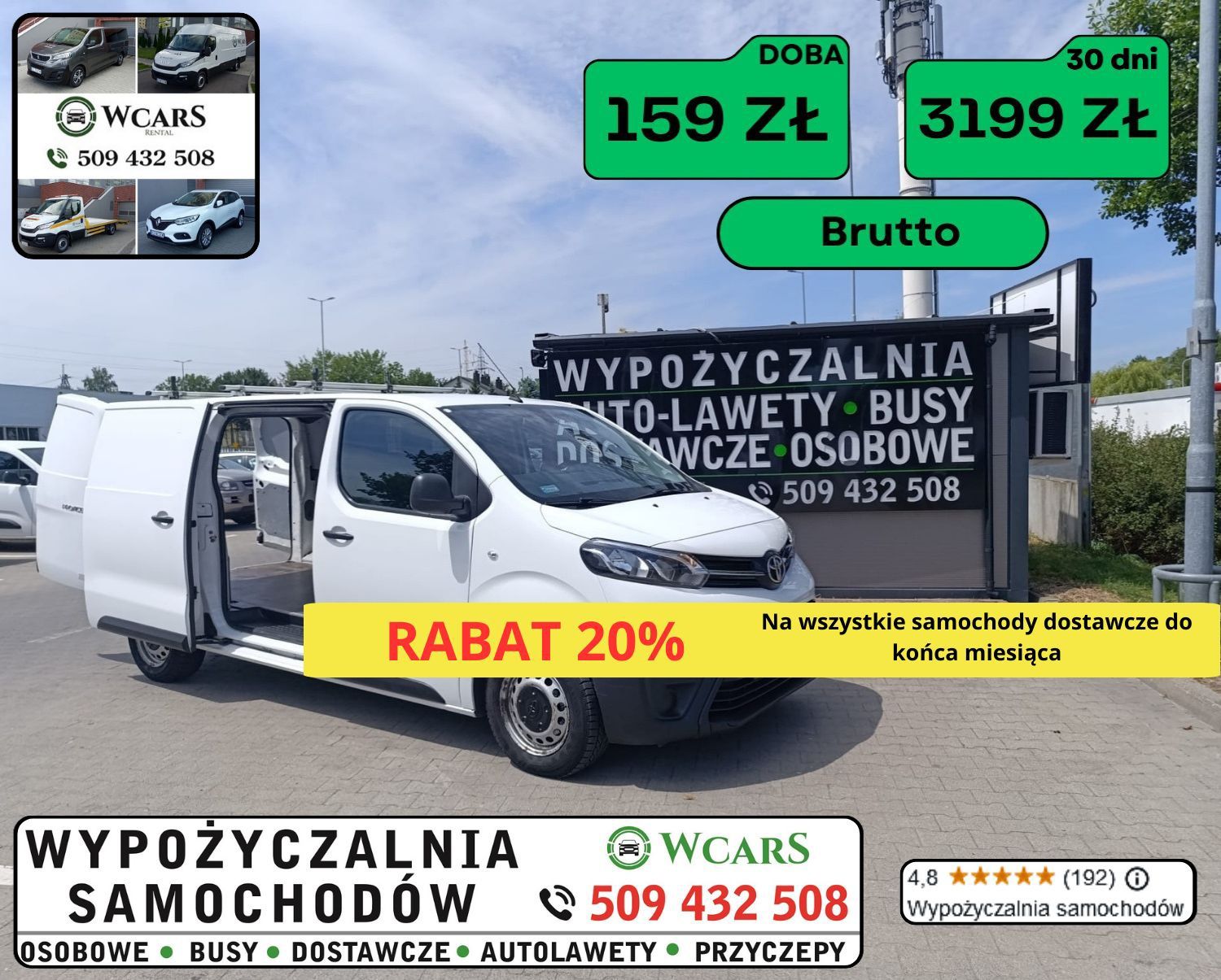 Bus wynajem Busy dostawcze Wypożyczalnia busów busa wynajmę L2H1 L2H2