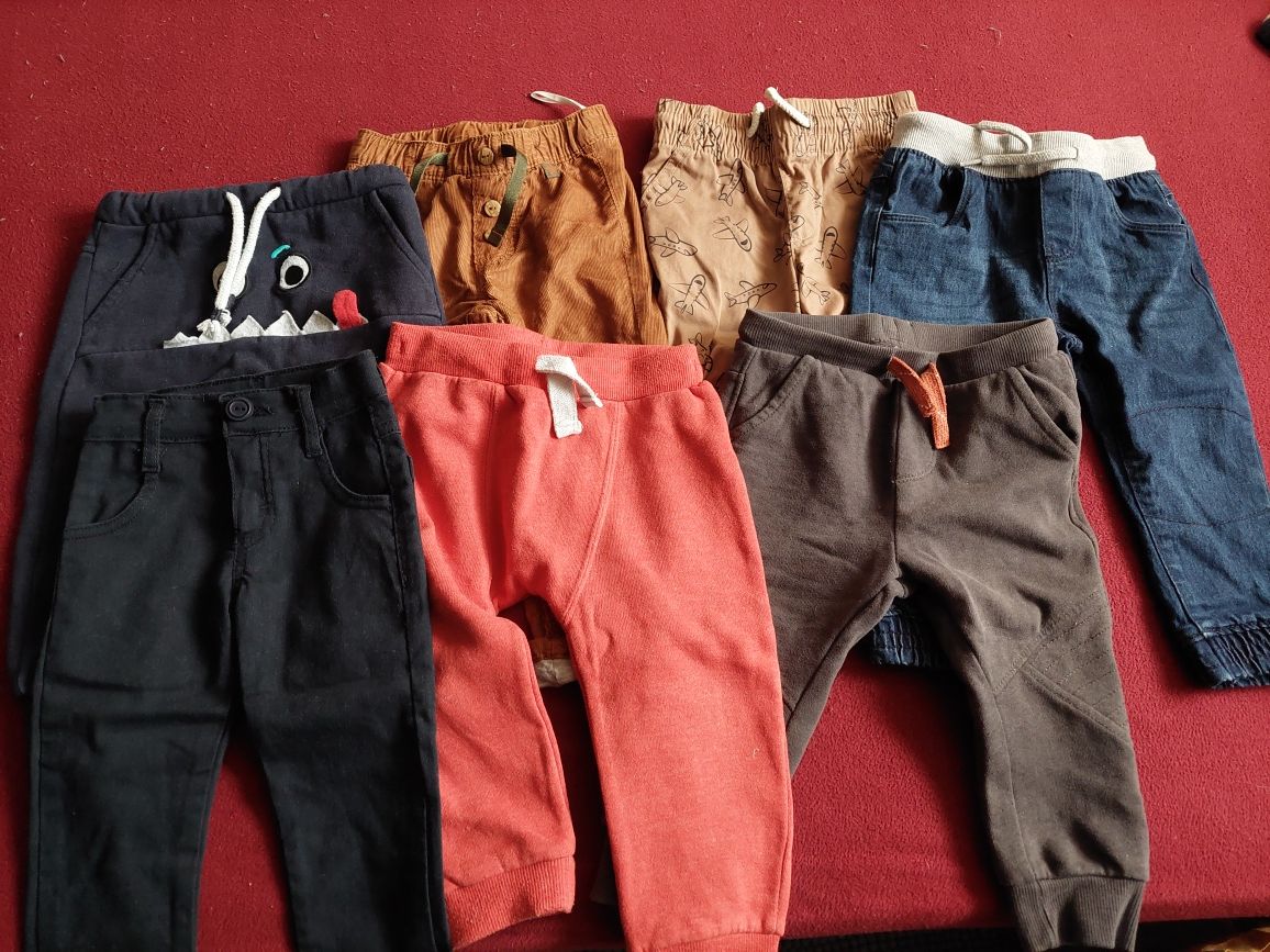 Spodnie dla chłopca rozmiar 80-86